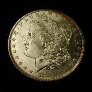 1883-O U.S Morgan Silver Dollar Choice Uncirculated+