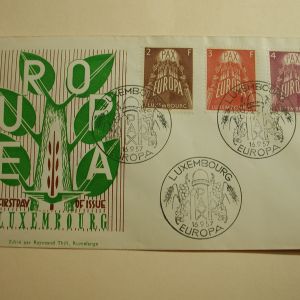 Europa -Ireland Luxembourg F.D.C. 16.9.57