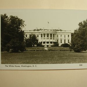 The White House postcard Real Photo A. Mainzer NY 330
