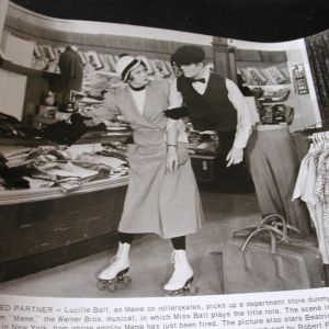 Lucille Ball Mame 1974  photographs lot of 5 rollerskates
