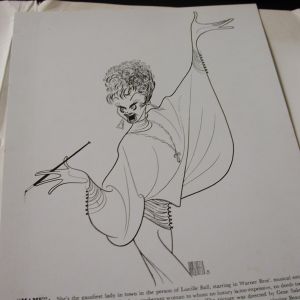 Lucille Ball Mame mixed lot Color Photos Al Hirschfeld After Dark