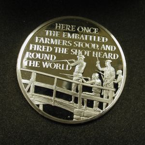 Paul Revere Call to Battle 1775 James Ferrell Sculptor Medal Franklin Mint