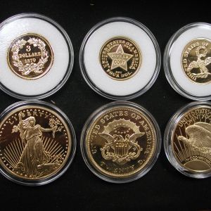 America's Rare Gold 6 Coin Tribute Proof Collection