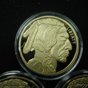 Buffalo Tribute Proof $50 Pieces Lot of 5 with COA 2023