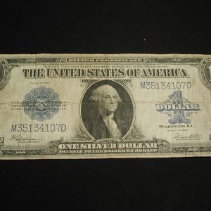 1923 U.S One Dollar Silver Certificate FR 237 VF