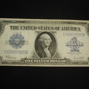 1923 U.S One Dollar Silver Certificate Blue Seal FR238 VF