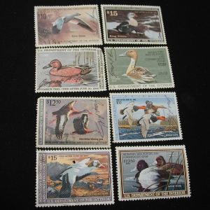 Duck Stamps Lot of 8 Used  RW 52-54, 56-59
