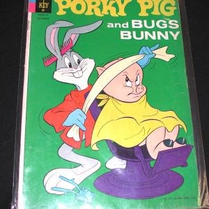3 Gold Key Comic Lot: Porky Pig and Bugs Bunny, Daffey Duck, Chip 'n' Dale