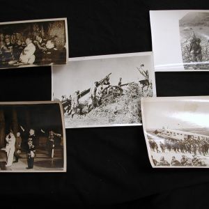 WWII Italy Germany cannons Hermann Goring lot of 4-5 x 7