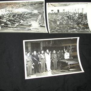 WWII Italy war photos Lot of 5 Photographs 1937  von Blomberg Luce Rome 5 x 7