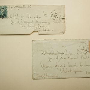 1870 Navy Asylum  Covers  Admiral Paulding-10¢ 3¢ Stamp Philadelphia