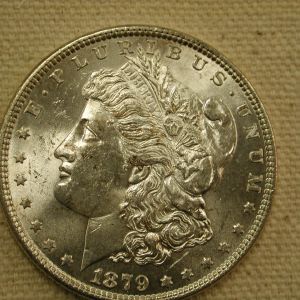 1879 U.S Morgan Silver Dollar Choice Uncirculated
