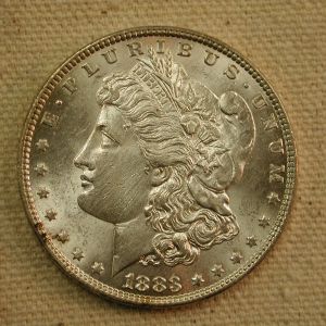1881-S U.S Morgan Silver Dollar choice Uncirculated