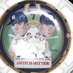 1995 Mickey Mantle- "Switch Hitter " Hamilton Collection
