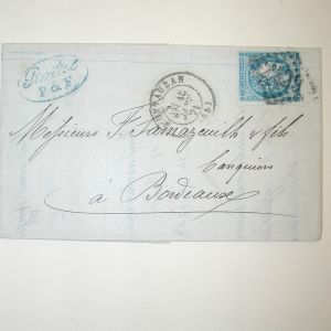 France #45 - 1871-Portal Pere and Fils Montauban