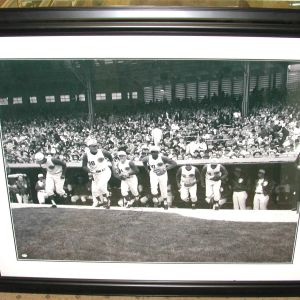 Pete Rose signed his First Day April 1963  Sports Photograph 42 x 52 large