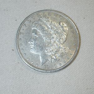 1880-O- U.S Morgan Silver Dollar AU+ New Orleans