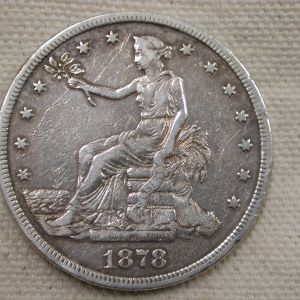1878-S U.S Trade Dollar Extra Fine