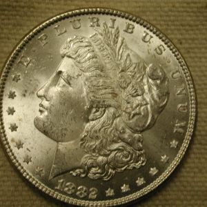 1882 U.S Morgan Silver Dollar Choice Uncirculated