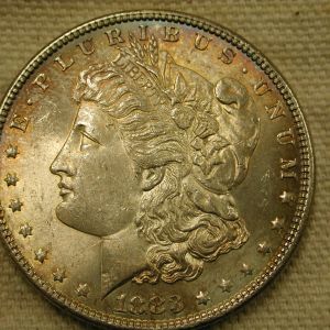 1883 U.S Morgan Silver Dollar Choice Uncirculated