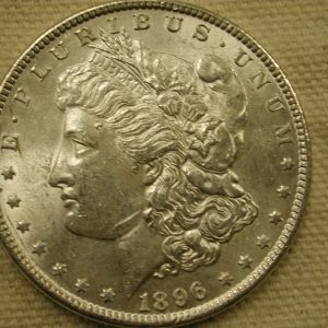 1896 U.S Morgan Silver Dollar Choice Uncirculated