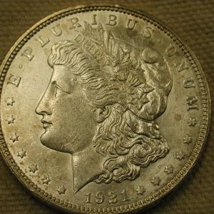 1921-D U.S Morgan Silver Dollar Uncirculated