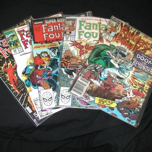 Marvel and Marvel Comics- Fantastic Four- Mixed Lot of 5