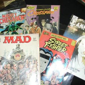 Mixed Lot - Red Circle, Eclipse, Ocean, Comics- MAD, Amy Fisher, Street Fighter