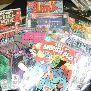 DC Comics- Justice League-Ambush- Warlord, Amethyst, Jemm, ARAK,Spanners