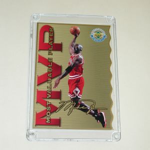 Michael Jordan Upper Deck 1996 Jumbo MVP Card