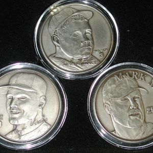 Highland Mint-Maris Ruth McGwire -3-Coin Set- In Case
