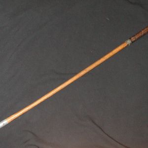 Vintage 34" Wood Shaft Geo S. Merritt Special Club right hand leather wrapped original