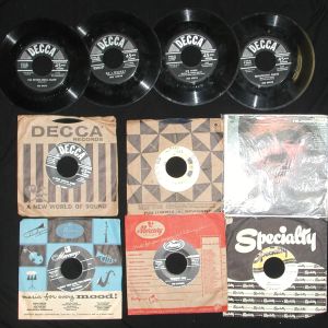 Vinyl Mix- Coasters, Dion + Belmonts, Jerry-Lee Lewis, Roy Orbisen, Johnny Cash- Lot of 33