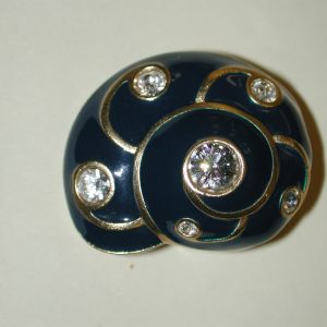 Estee Lauder Glistening Snail Shell Solid Perfume Compact