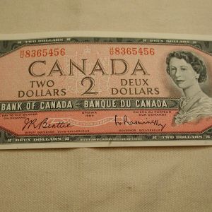 1984 Canada Two Dollar Note Uncirculated