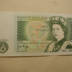 Bank of England One Pound Isaac Newton 1980s