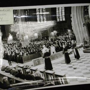 St. Patrick's Cathedral N.Y Pope Paul VI visit original photo