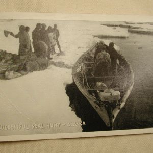 1944 US Censorship Fairbanks Alaska- 1 Cent- A Successful Seal Hunt - Alaska Postcard