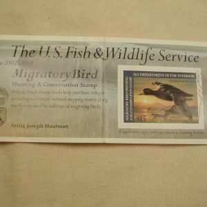 2002 No.RW69 Used Duck Stamp Folded