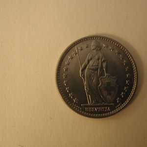 1968 Switzerland 2 Francs Uncirculated+ KM21