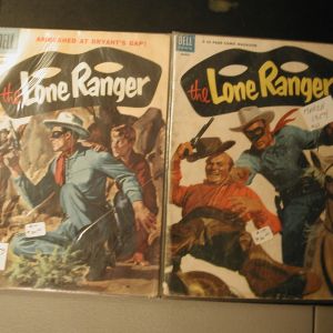 1953-1957 Dell Comics The Lone Ranger Lot of 6