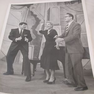 Dick Shawn, Judy Holliday, Steve Allen in "Good Times" One Photo