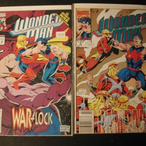 1992 Marvel Comics Wonder Man Lot of 2 WarLock - Rampage