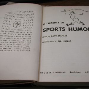 A Treasury of Sports Humor Grosset Dunlap Lantern Press Dave Stanley 1946