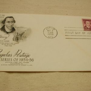 1955 Patrick Henry First Day Issued
