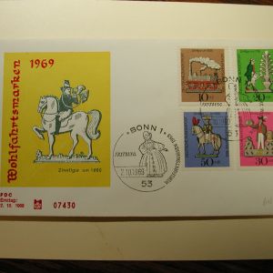Germany 1969 F.D.C. CPL Charity Cover