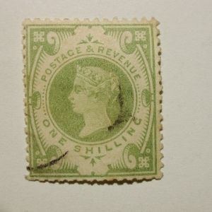 Great Britain Scott #122 Hinged Lightly Used Great Color, Very Good Condition