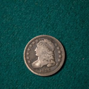 1836 U.S Capped-Bust Dime Very Fine