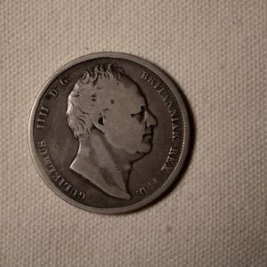 1836 Great Britain 1/2 Crown Very Fine