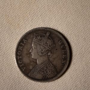 1875 India One Rupee Very Fine
